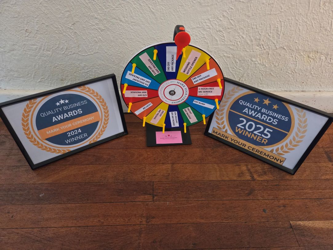 Spin The Wheel With Mark Your Ceremony