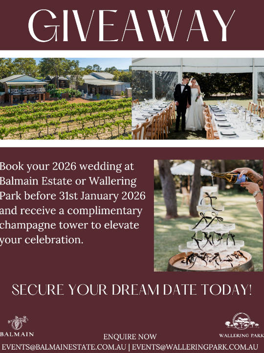 Win a Complimentary Champagne Tower with Balmain Estate